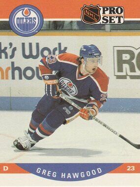 Greg Hawgood - 1990 Pro Set Hockey Card